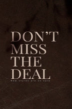 Do Not Miss The Deal Retail Store 5mm thick Plastic Poster Ready to Hang 90x60cm