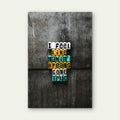 I Feel Like Makin Dreams Come True Letter Blocks 5mm thick Plastic Poster Ready to Hang 90x60cm
