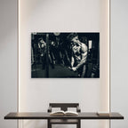Workout Fitness Cable Pushdown 5mm thick Plastic Poster Ready to Hang 90x60cm