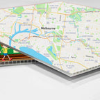 Muscular Man Exercising Triceps With Dumbbell Gym Fitness 5mm thick Plastic Poster Ready to Hang 90x60cm