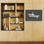 Think Different Motivational Typography Minimalist Office Wall Decor 5mm thick Plastic Poster Ready to Hang 90x60cm