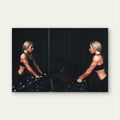 Bodybuilding Mirror Reflection 5mm thick Plastic Poster Ready to Hang 90x60cm